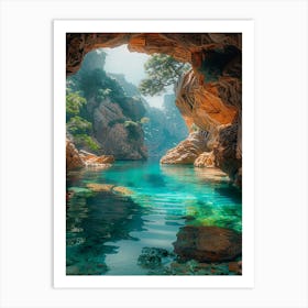 Cave Of Water Art Print