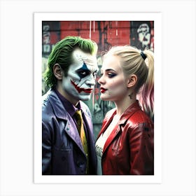 Joker Couple Art Print