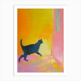 Cat In The Room 2 Art Print