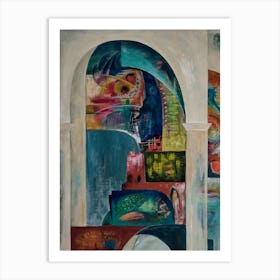 Living Room Wall Art With Cathedral Art Print