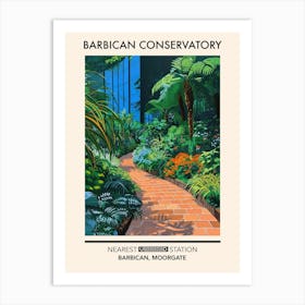 Barbican Conservatory London Parks Garden 2 Art Print