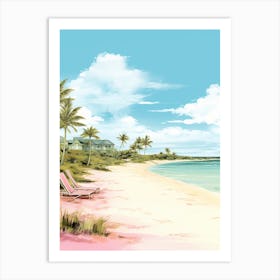 Grace Bay Beach, Turks And Caicos Islands 3 Art Print