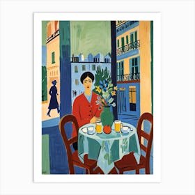 Cafe Au Lait Art Print