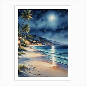 Beautiful Beach Art Print