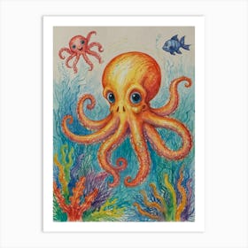 Octopus 56 Art Print