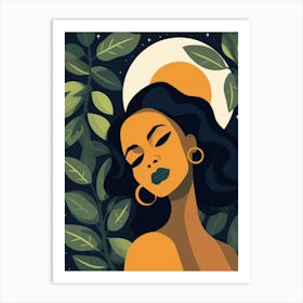 Afro-American Woman 11 Art Print