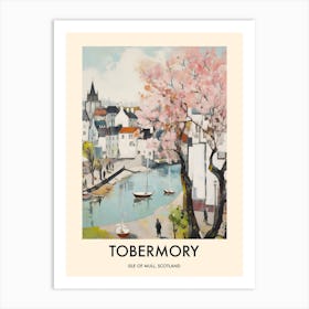 Tobermory (Isle Of Mull, Scotland) Painting 2 Travel Poster Art Print