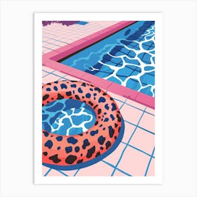 Pool Float Art Print