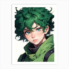 My Hero Academia Izuku Midoriya (Deku) (35) 1 Art Print