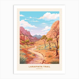 Larapinta Trail Australia Hike Poster Art Print