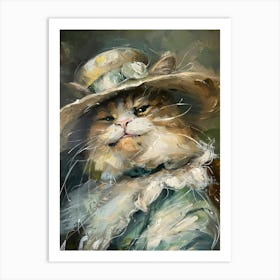 Cat In A Hat 2 Art Print