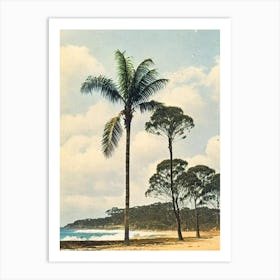 Narrabeen Beach Australia Vintage Art Print