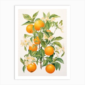 Orange Blossoms 1 Art Print