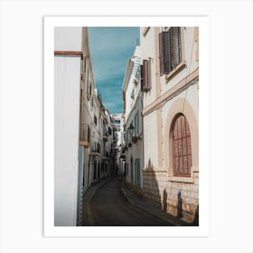 Narrow Street In Old Town Art Print