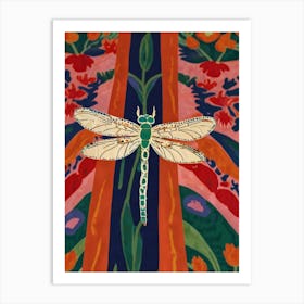 William Morris Dragonfly Art Print