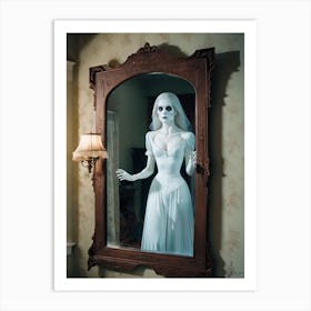 Haunted Mirror Art Print