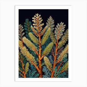 William Morris Coral Tree 1 Art Print