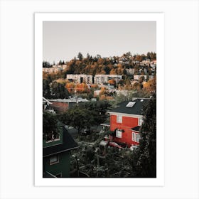 Seattle Suburbs Art Print