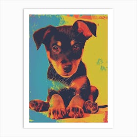 Polaroid Puppies 4 Art Print