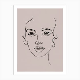 Portrait Of A Woman 15 Art Print