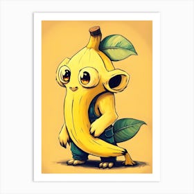 Banonna the Banana Creature Art Print