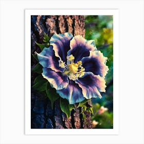 Flower On A Tree Art Print