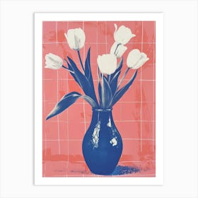 Tulips In A Vase 34 Art Print