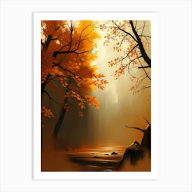 Autumn Forest 11 Art Print