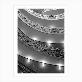 Vatican Stairway Up Art Print