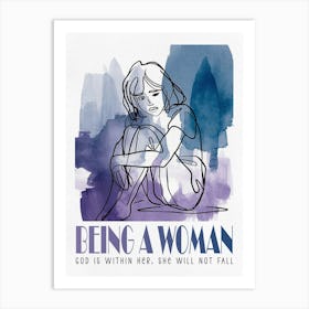 Being A Woman 3 Art Print