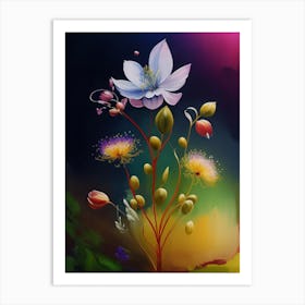 Flowers In A Vase 29 Art Print