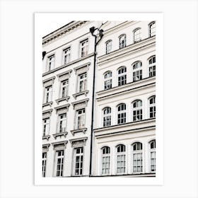 Row Of Buildings Art Print