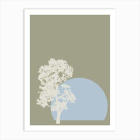 Minimalist Tree Print Art Print