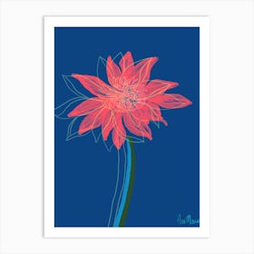 Pink Lotus flower Art Print