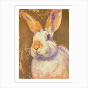 Pastel Rabbit Art Print