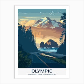 Olympic National Park Washington Art Print