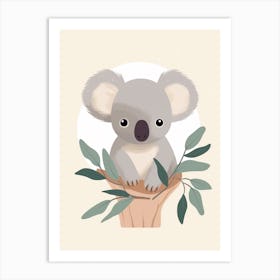 Baby Animal Illustration  Koala 3 Art Print