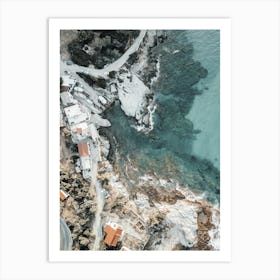 Ikaria, Coastal Contours Art Print