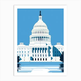 United States Capitol Building Art Print