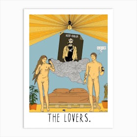The Lovers Art Print