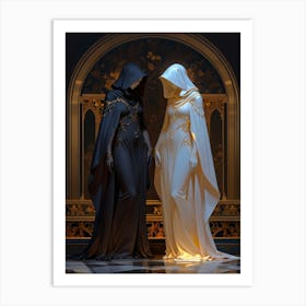 Two Witches 1 Art Print