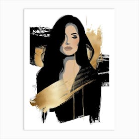 Portrait Of A Woman 126 Art Print