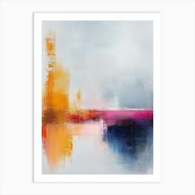 Abstract Acrylic Painting 1 Art Print