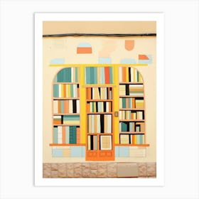 Tarragona The Book Nook Pastel Colours 2 Art Print