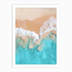 Beach - Beach Stock Videos & Royalty-Free Footage 18 Art Print