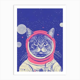 Cat In Space 3 Art Print