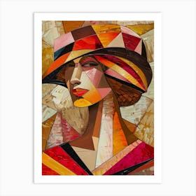 Woman In A Hat 1 Art Print