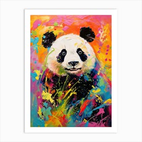 Panda Art In Fauvism Style 3 Art Print