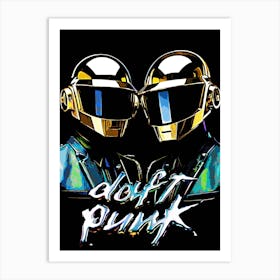 Daft Punk 6 Art Print