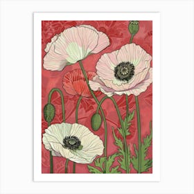 Poppies 52 Art Print